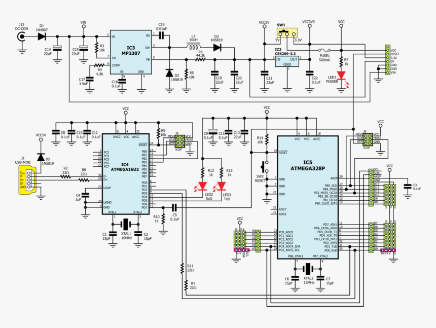 Angle,area,diagram - Electronic Circuits, HD Png Download, Free Download