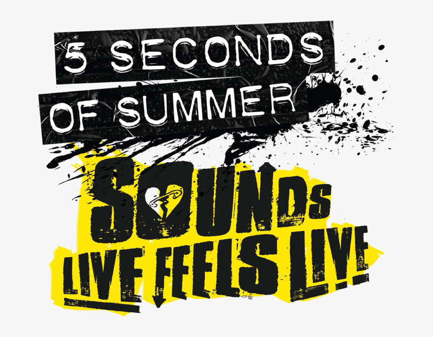 Logo 5 Seconds Of Summer Sounds Live Feels Live, HD Png Download, Free Download