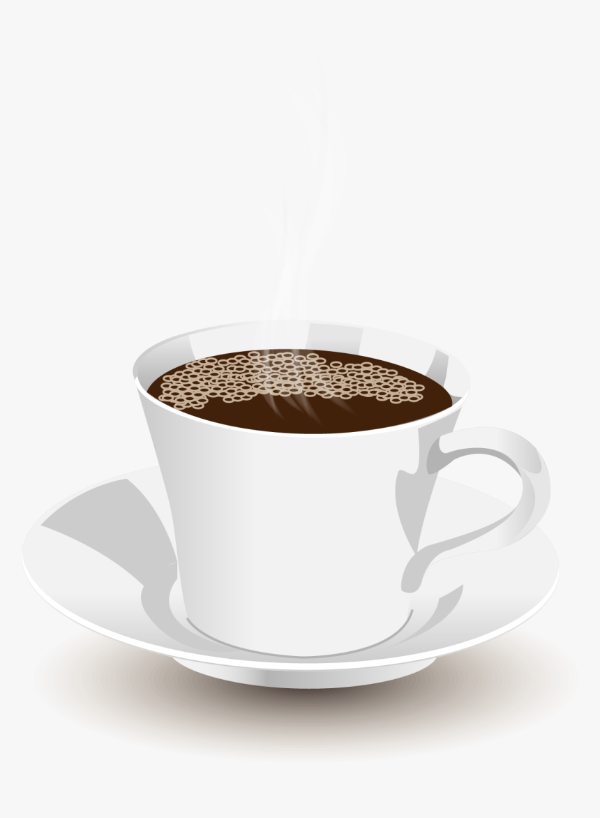 White Coffee Coffee Cup Coffee Milk Saucer - Kopi Tubruk, HD Png Download, Free Download