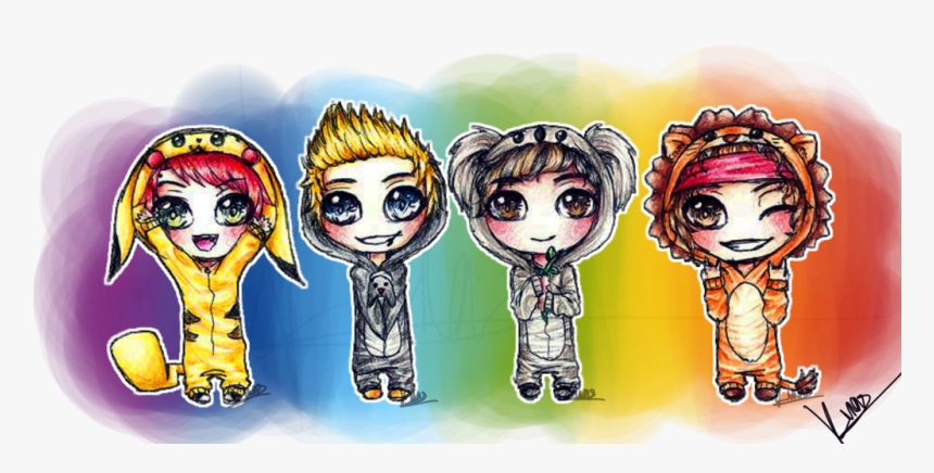 5 Seconds Of Summer Kawaii , Png Download - 5 Seconds Of Summer Drawings, Transparent Png, Free Download