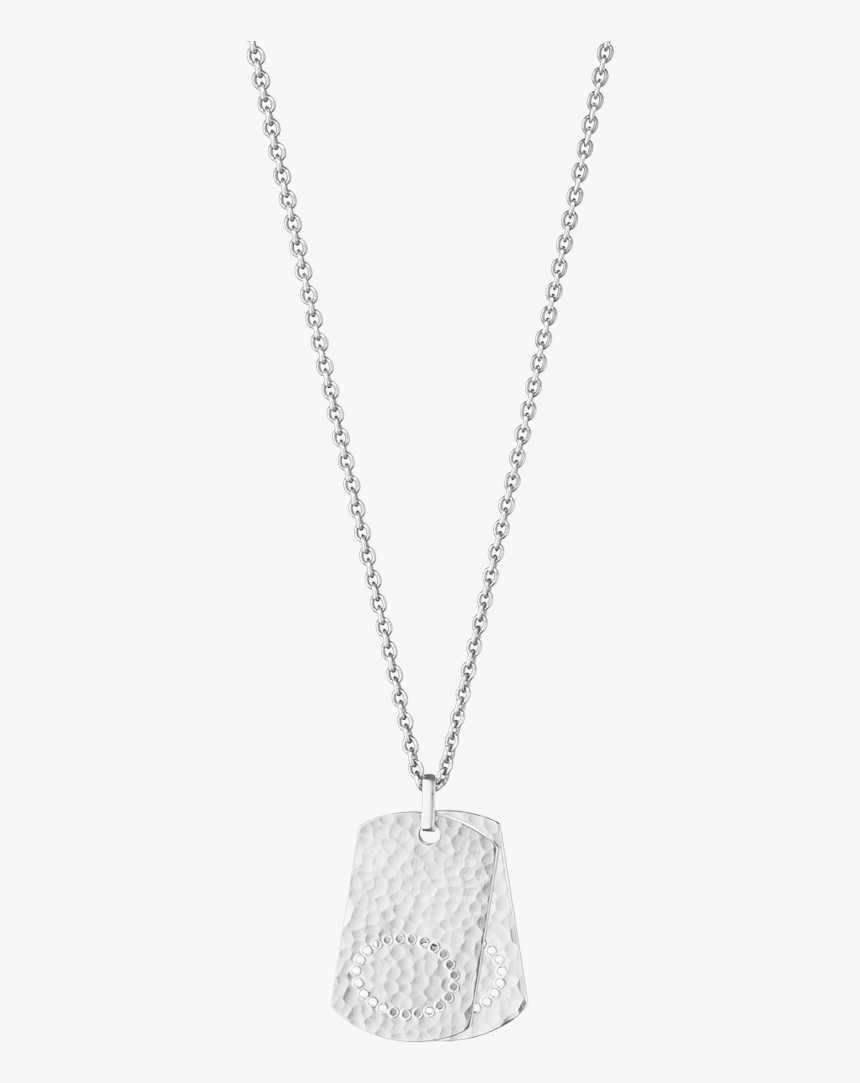 Georg Jensen Smithy Sterling Silver Mens Dog Tag Pendant - Locket, HD Png Download, Free Download