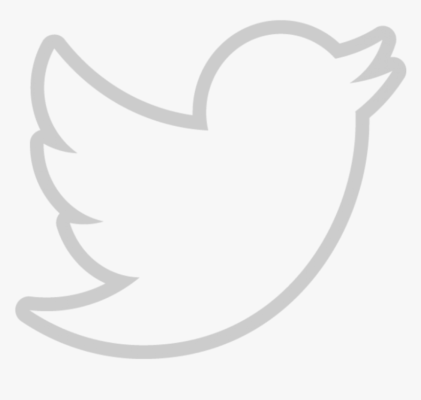 Twitter Bird Logo Transparent Background Download - Blue Twitter Logo Outline, HD Png Download, Free Download