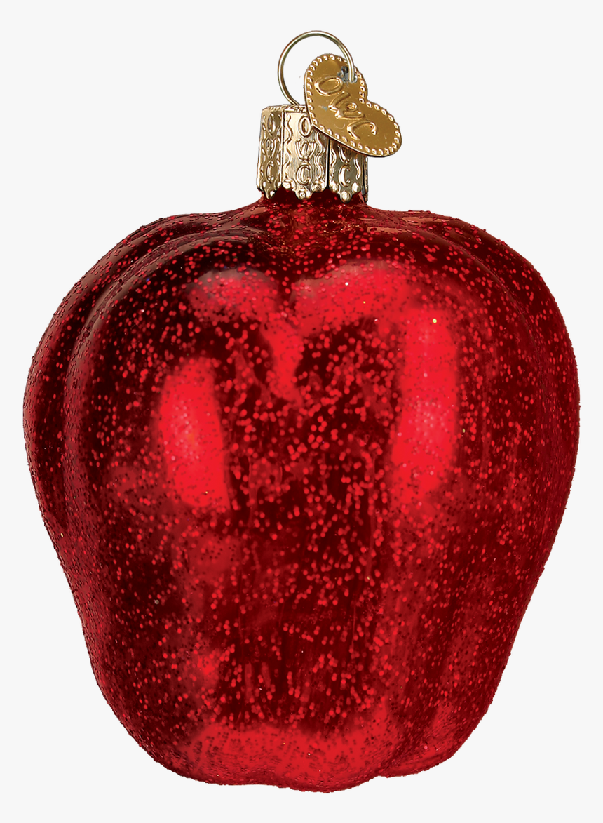 Old World Christmas -red Delicious Apple Ornament - Locket, HD Png Download, Free Download