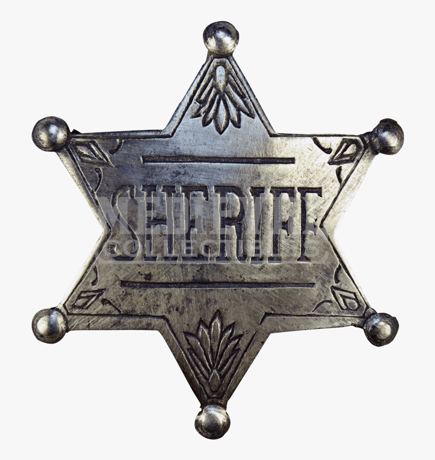 Western Sheriff Badge - Wild West Sheriff Badge, HD Png Download, Free Download