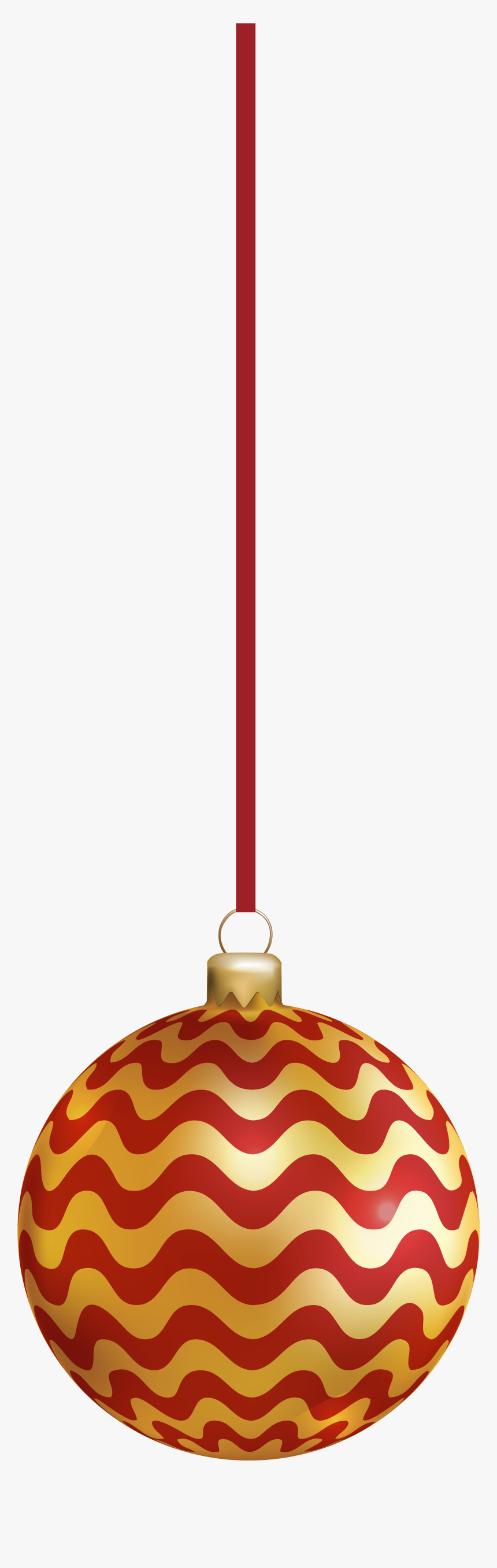 Christmas Ornament Red Deco Clip Art - Flag, HD Png Download, Free Download