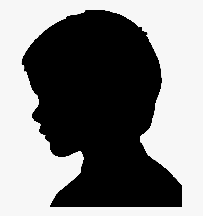 Jpg Download Face Silhouettes Of Men Women And Children - Male Head Profile Silhouette, HD Png Download, Free Download