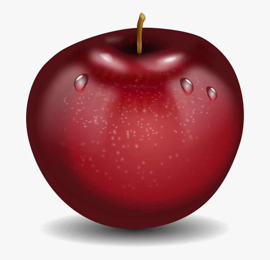 Christmas Ornament,apple,mcintosh - Desenho De Fruta Maça Colorido, HD Png Download, Free Download