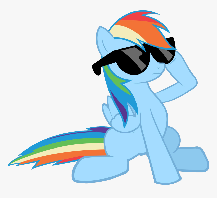 My Little Pony Rainbow Dash Sunglasses, HD Png Download, Free Download