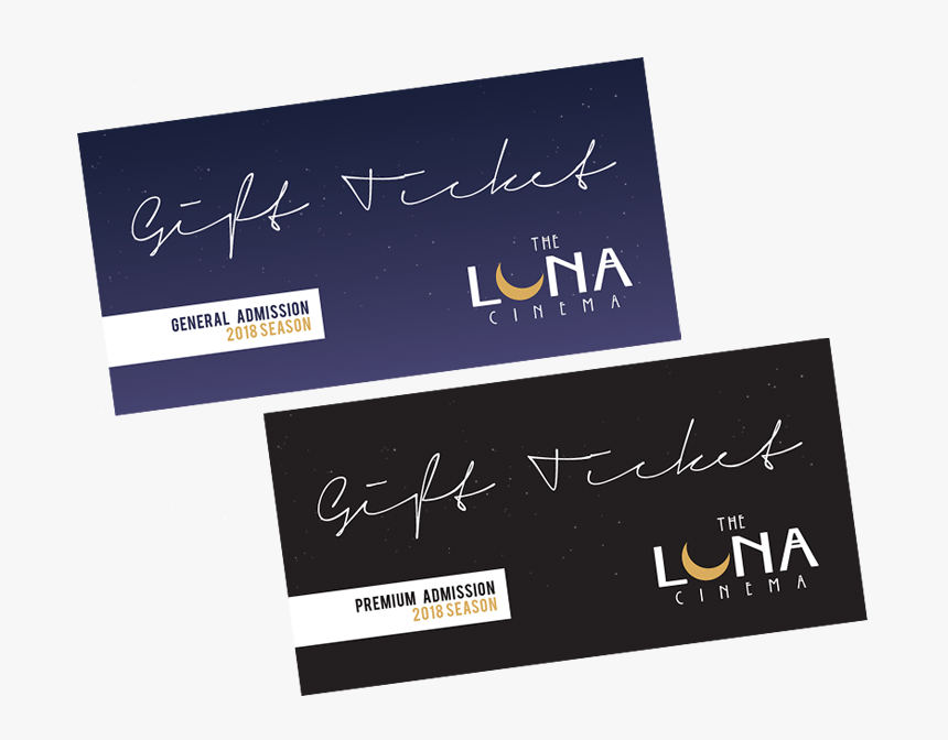 Luna Gift Ticket 2020 - Calligraphy, HD Png Download, Free Download