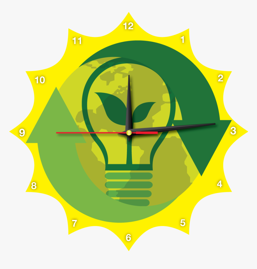 Green Earth Clock, HD Png Download, Free Download