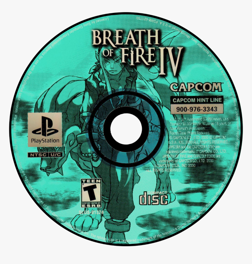 Breath Of Fire Iv - Capcom Logo (rockman X1), HD Png Download, Free Download