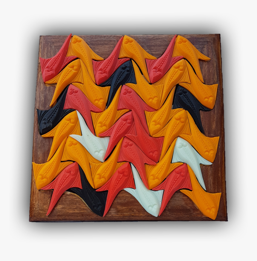 031 Golden Fishes - Modern Art, HD Png Download, Free Download
