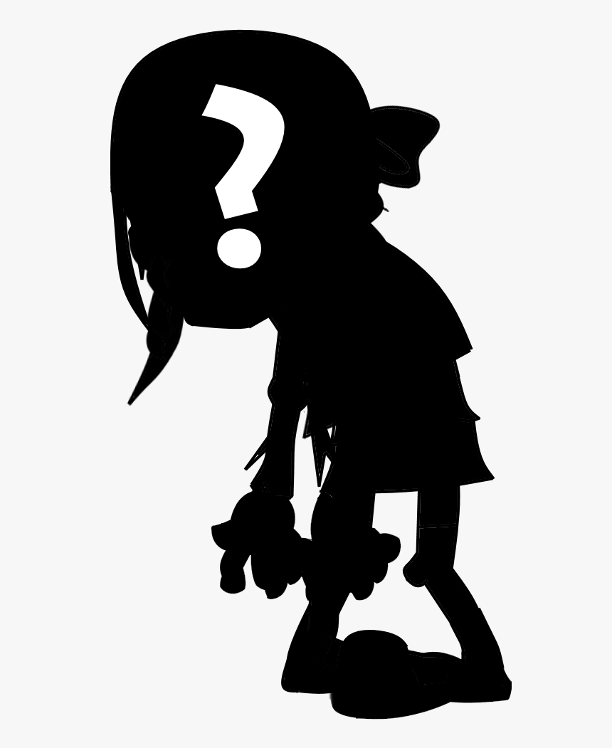 Transparent Zombie Silhouette Png - Plant Vs Zombies Silhouette, Png Download, Free Download