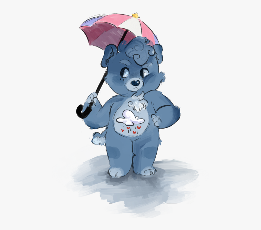 Image - Grumpy Bear Carebear Drawing, HD Png Download, Free Download