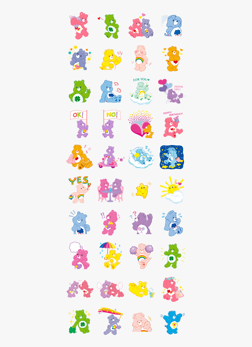 Care Bear Telegram Stickers, HD Png Download, Free Download