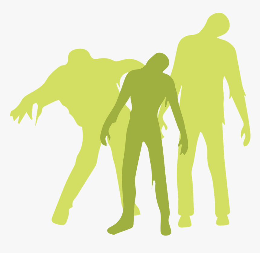 Transparent Zombie Silhouette Png - Zombie Silhouette, Png Download, Free Download