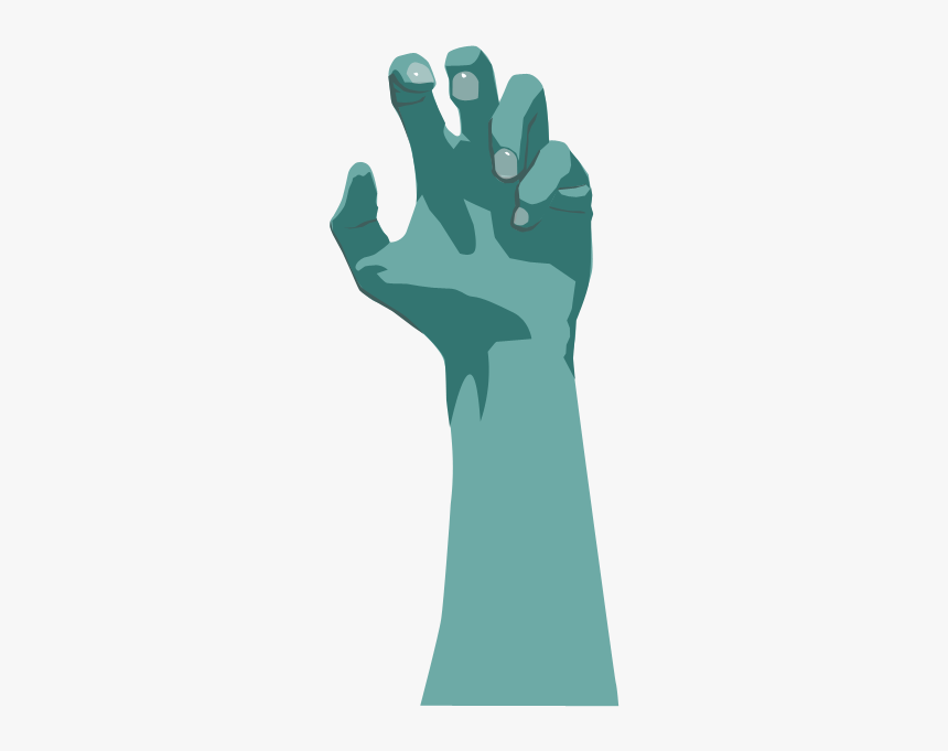 Vector Zombie Finger - Zombie Hand Vector Png, Transparent Png, Free Download