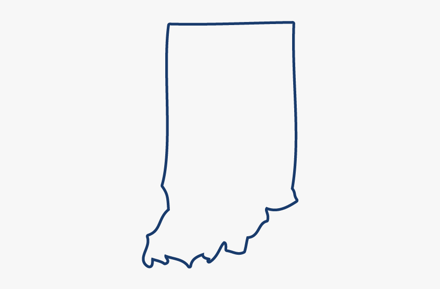 Indiana Outline Png Page - Transparent Indiana State Outline, Png Download, Free Download
