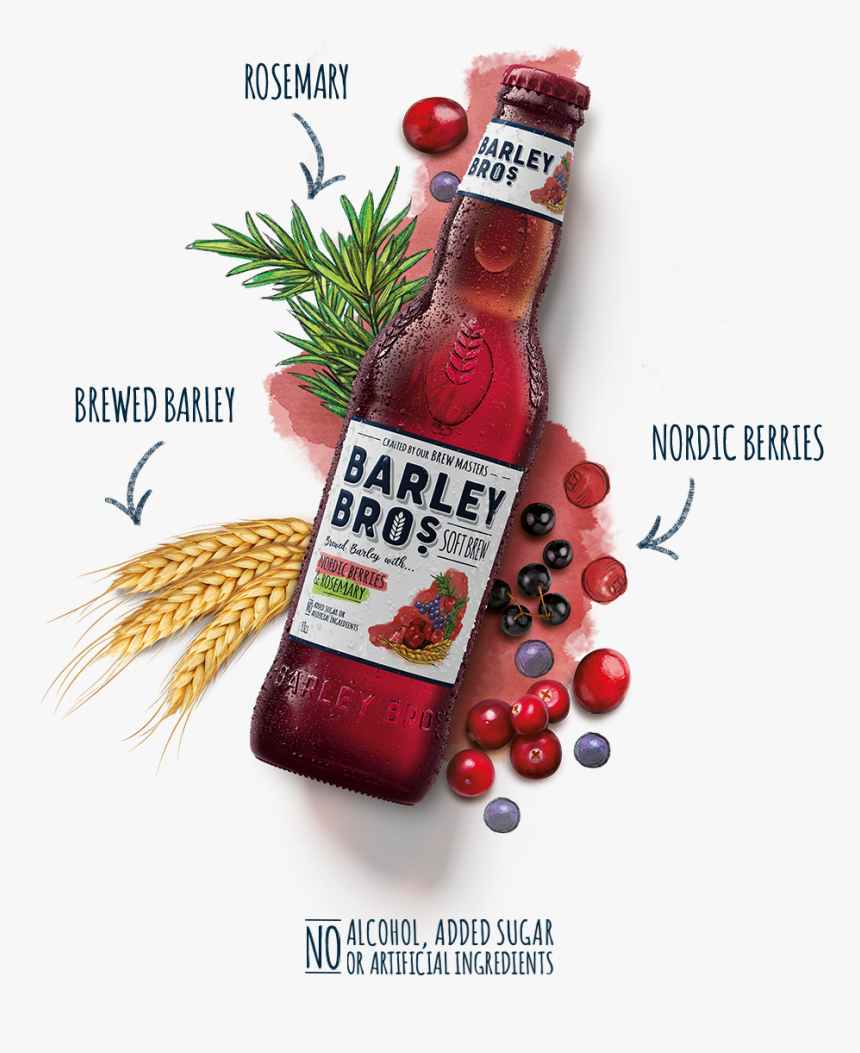 Berries - Barley Bros Soft Brew, HD Png Download, Free Download