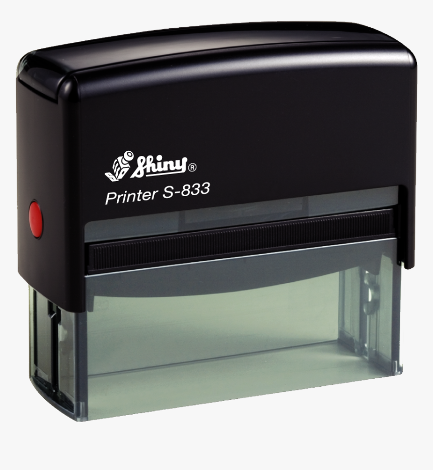 Rubber Stamp Png - Self Inking Stamp Shiny S 833, Transparent Png, Free Download