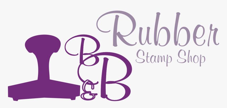 B&b Rubber Stamp Shop - Rubber Stamp Shop Logo, HD Png Download, Free Download