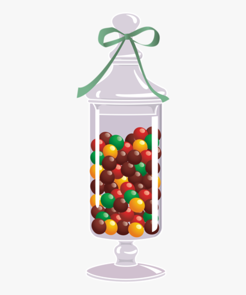 Конфеты, Шоколад - Candy Jar Cartoon Png, Transparent Png, Free Download