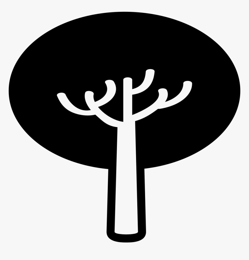 Tree Of Oval Horizontal Foliage - Icon, HD Png Download, Free Download