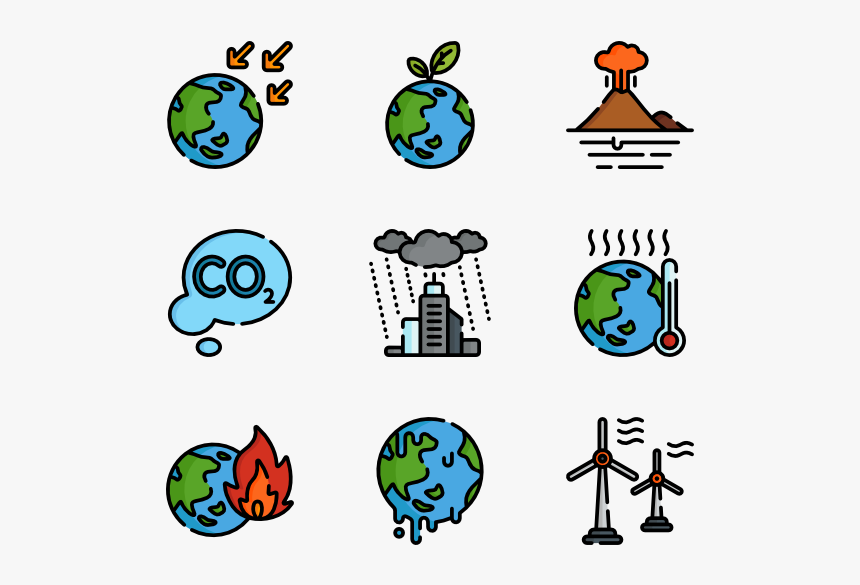 Climate Change - Global Warming Vector Png, Transparent Png, Free Download