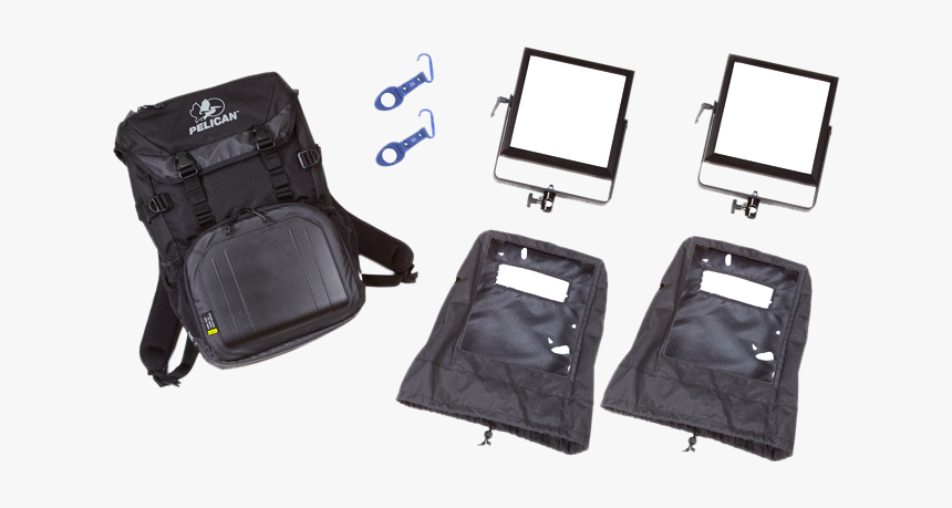Rosco Litepad Vector 2 Head Cct Backpack Kit"
 Class= - Bag Rosco Litepad, HD Png Download, Free Download
