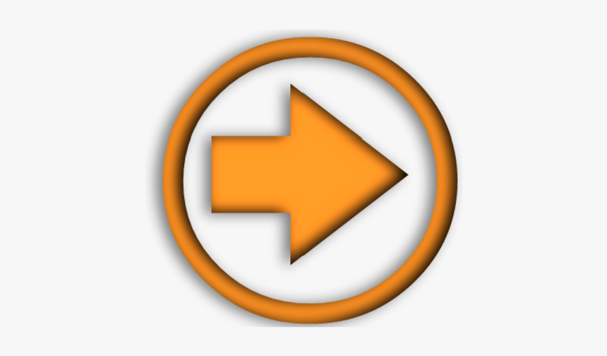 Orange Large Right Arrows, HD Png Download, Free Download