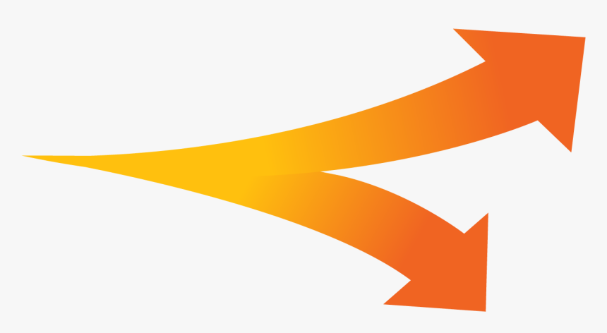 Direction Icon Png - Arrows Orange, Transparent Png, Free Download