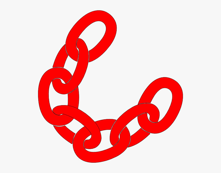 Dark Orange Chain Clip Art - Clipart Chain, HD Png Download, Free Download