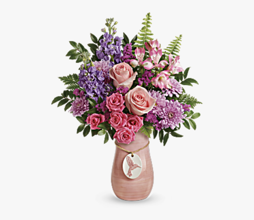 Winged Beauty Bouquet By Teleflora - Teleflora Winged Beauty Bouquet, HD Png Download, Free Download