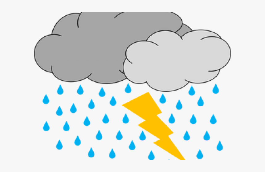 Transparent Hurricane Clip Art - Thunderstorm Clipart, HD Png Download, Free Download