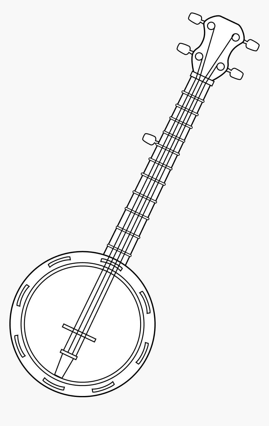 Indian Musical Instruments - White Banjo Png, Transparent Png, Free Download