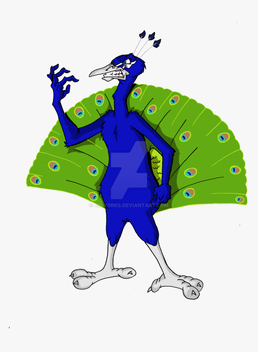 Transparent Peacock Clipart Png - Angry Peacock Clipart, Png Download, Free Download