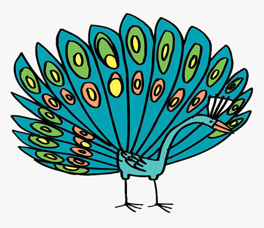 Peacock Feather Png Hd - Peafowl, Transparent Png, Free Download