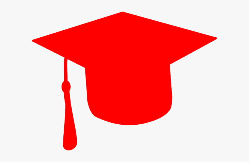 Red Graduation Cap Vector, HD Png Download, Free Download