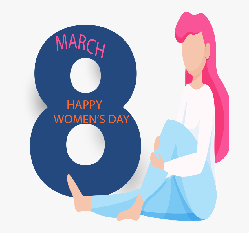 Happy Womens Day Png Image - Illustration, Transparent Png, Free Download