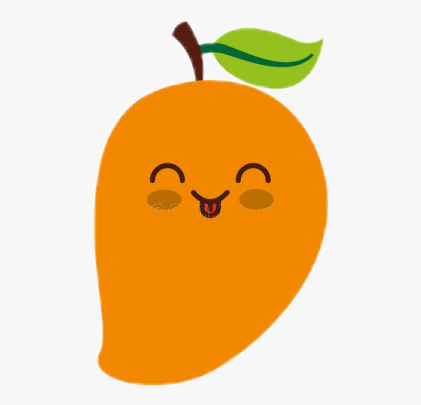 Kawaii Mango Fruit Clipart , Png Download, Transparent Png, Free Download