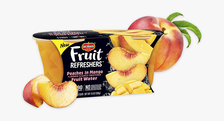 Fruit Refreshers Peaches In Mango Fruit Water - Pears In Blackberry Chia, HD Png Download, Free Download