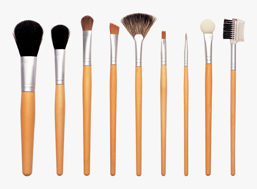 Beautician Brushes Transparent Image Beauty - Transparent Background Makeup Brushes Transparent, HD Png Download, Free Download