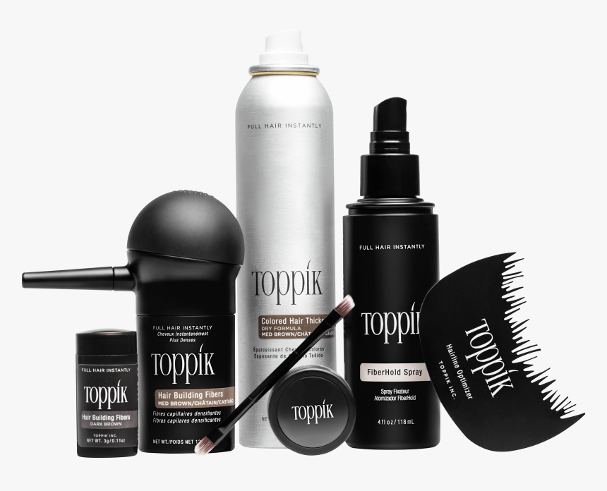 Full Collection Of Toppik Hair Thinning Products - Toppik Spray, HD Png Download, Free Download