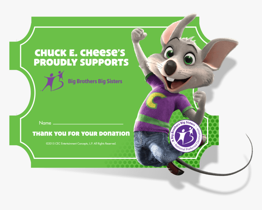 Chuck E Cheese Invitation Free, HD Png Download, Free Download