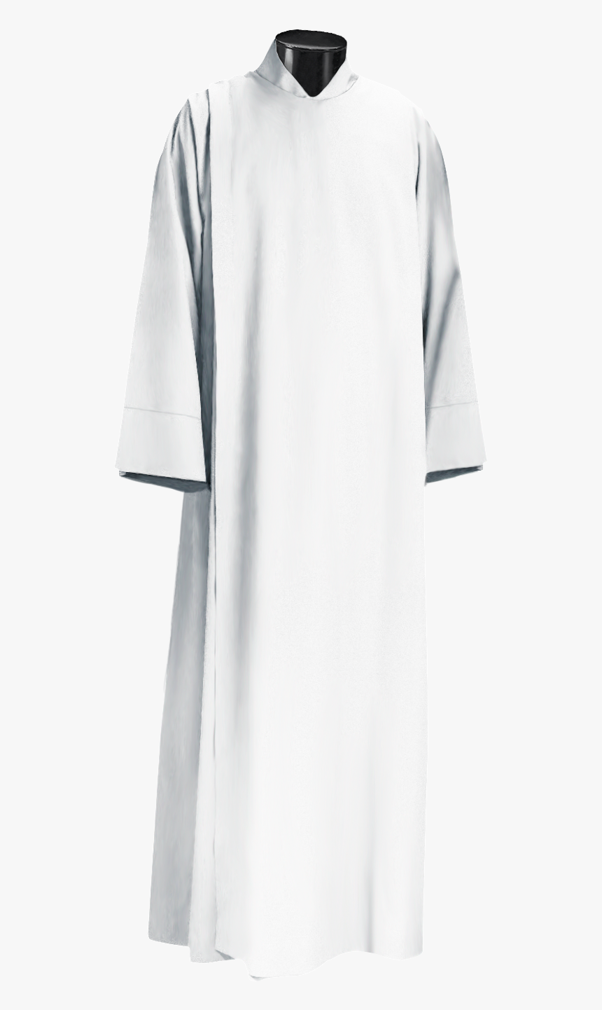 55 Front Side Opening Robe White - No Opening Robe, HD Png Download, Free Download