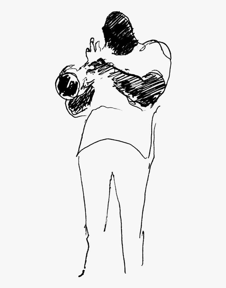 Leroy Neiman Trumpet Player Sketch - Sketch, HD Png Download, Free Download