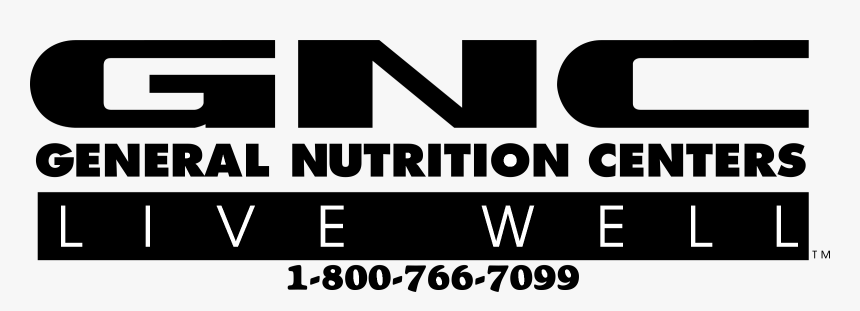 Gnc 2 Logo Black And White - Poster, HD Png Download, Free Download