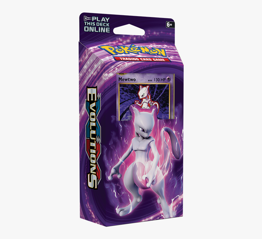 Mewtwo Mayhem Theme Deck - Xy Evolutions Mewtwo Mayhem, HD Png Download, Free Download