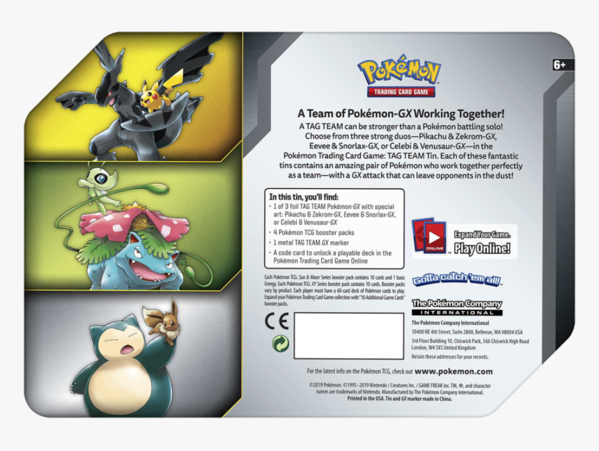 Pokemon Tag Team Gx Tins, HD Png Download, Free Download