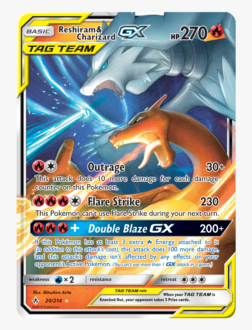 2019 07 01 The Age Of Fire And The Resistance Of The - Reshiram And Charizard Gx, HD Png Download, Free Download